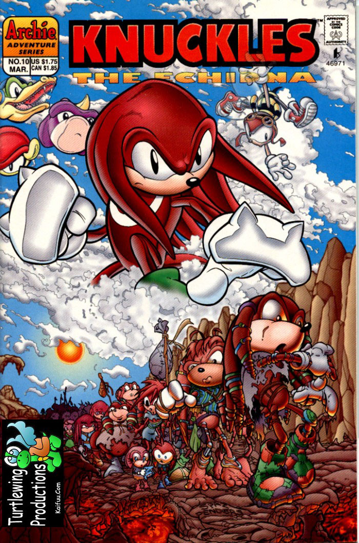 Knuckles - March 1998 Comic cover page